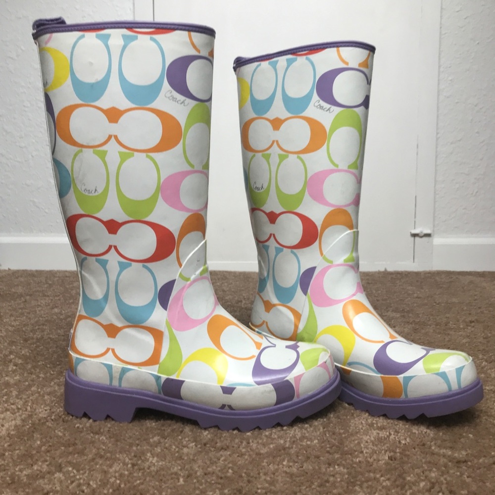 COACH Rain Boots